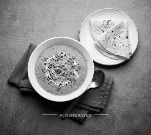 Chicken Soup (Kali Mirch) + Rumali Roti (2 Pieces)