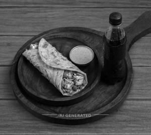 Crispy Paneer Roll + Cold Drink [250 Ml]