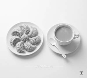 Veg steam momo + Tea