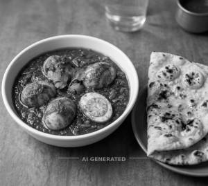 Egg Curry + Tandoori Roti [2 Pieces]