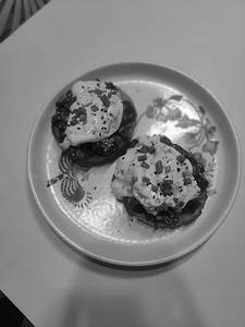K-bomb Chicken Eggs Benedict