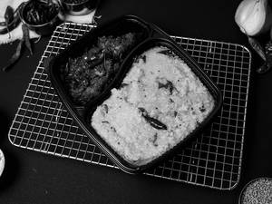 Rasam Rice+chicken Vepudu