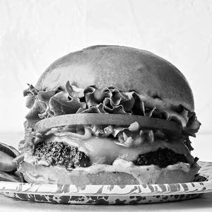Veg aloo tikki cheese burger