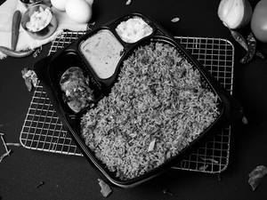 Plain Biriyani + Egg Roast