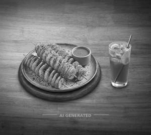 Spicy Potato Spiral + Lemon Iced Tea