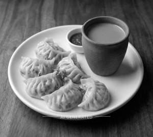 Veg Steam Momo + Kuladh Tea