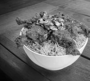 Chicken lollipop biriyani