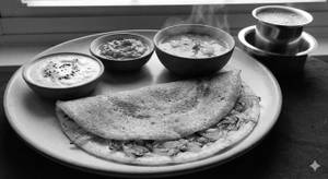 Onion Plain Dosa Cheese