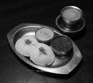 Idli (2 Pcs) + Coffee