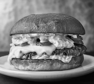 Creepy Chicken Cheese Burger
