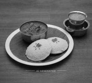 Idli Samber (2 Pieces) + Fillter Coffee [250 Ml]   