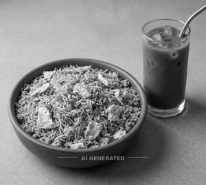 Egg Fried Rice + Cold Coffee