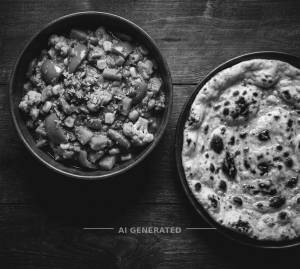 Mix Veg + Tandoori Roti (1 Piece)