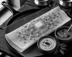 Onion Paper Plain Dosa Butter