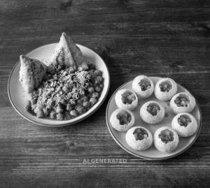 Chola Samosa + Pani Puri Half [8 Pieces]