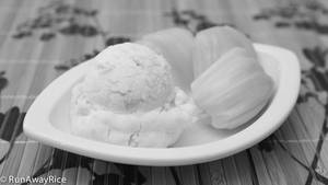 Natural jack fruit ice-cream