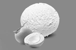Natural tender coconut ice-cream