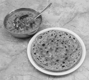 Dal Fry + Plain Paratha (1 Piece)