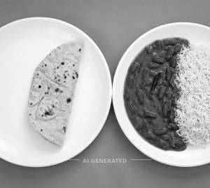 Rajma Chawal + Plain Roti (1 Piece)