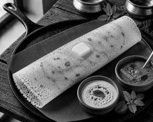 Rava Plain Dosa Butter