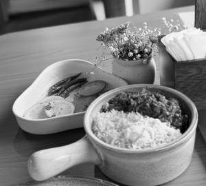 Desi chilli chicken rice bowl