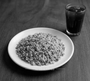 Veg Fried Rice + Cold Coffee