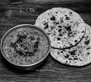 Dal Fry + Tandoori Roti (2 Pieces)