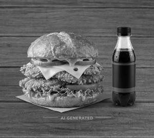 Crispy Chicken Burger + Cold Drink [250 Ml]