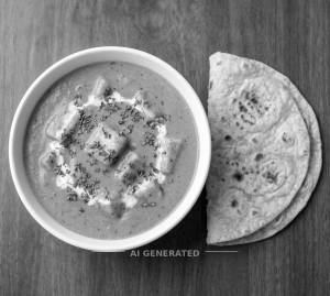 Shahi Paneer + Tawa Roti (2 pieces)