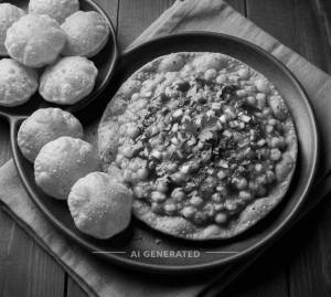 Dal Pakwan + Puri (7 Pcs)