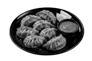 Chicken Tikka Momos - Steamed