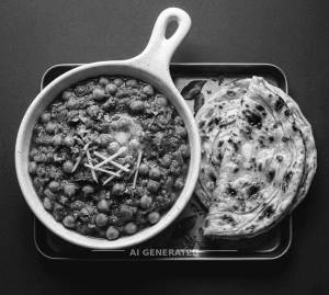 Chana Masala + Butter Tandoori Roti (2 pieces)