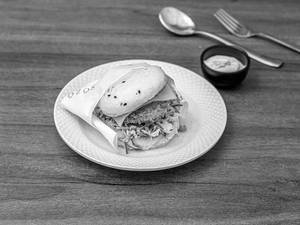 Mash Smash Veggie Bao Burger
