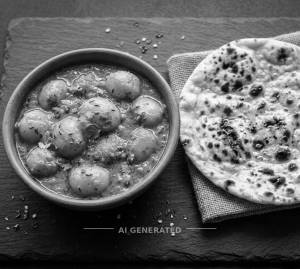 Aloo Dum + Tandoori Roti (1 Piece)