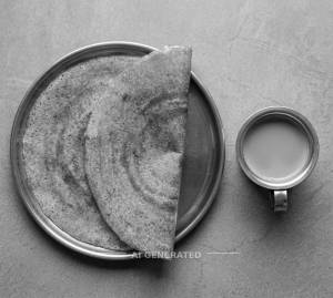 Paper Dosa + Special Tea            