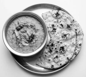 Dal Tadka + Butter Tandoori Roti (2 pieces)