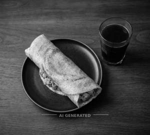 Masala Dosa + Black Coffee