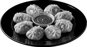 Chicken Cheese Momos - Steamed