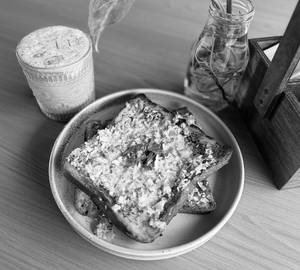 Kesar badam french toast