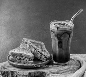 Potato sandwich + Premium cold coffee
