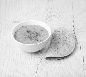 Plain Dal + Plain Roti (2 Pieces)