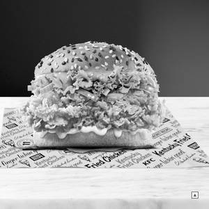 Chicken Zinger Burger - Tandoori