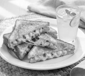 Cheese Corn Sandwich + Fresh Lime