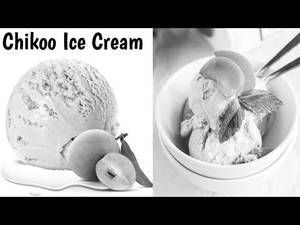 Natural Chiku Ice Cream