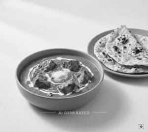 Chicken tikka butter masala + Tandoori roti plain (1 piece)