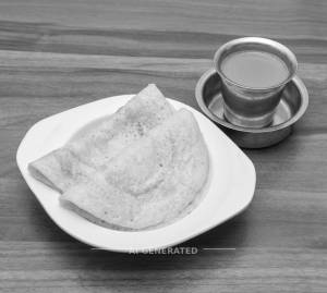 Benne Dosa + Tea