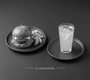 Veg Burger + Sweet Lemon