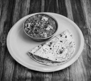 Kadai Paneer + Tawa Roti (2 pieces)