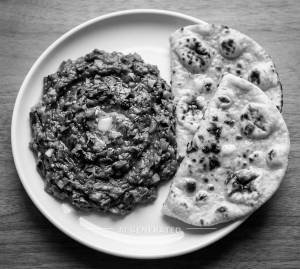 Baingan Bharta + Tandoori Roti (2 Pieces)