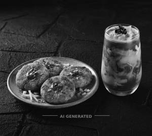 Aloo Tikki + Cream Bell Milk Choco/coffee/mango